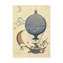 Architectmade Plakater Plakat - Ballonrejse i Multifarvet, 1