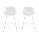 CASA Living Barstole Tina Barstol - 2 stk i Hvid, H84 x B50 cm, 1