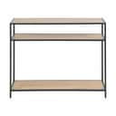 CASA Living Sideborde Seaford Konsolbord i vild eg/mat sort, 1