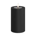 Deluxe Homeart LED-lys Real Flame LED Udendørs Bloklys i Sort, H12,5 x Ø7,5 cm, 1