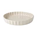 Broste Copenhagen Ovnfaste fade Vig Ovnfast Tærtefad i Beige, 25 cm, 1
