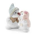 Klarborg Julefigurer Snemænd - Ejno & Elma i Hvid, 7 cm, 1