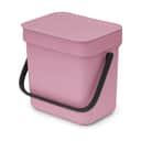 Brabantia Spande uden pedal Sort & Go Affaldsspand i Lilac Pink, 3 L, 1