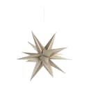 Casa Christmas Juleophæng Papirstjerne i Guldglimmer 3D, 30 cm, 1
