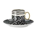 Versace Espressokopper Signature Espressokop m. Underkop i Sort, 1