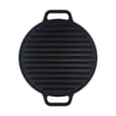 Victoria Grillpander Emaljeret Venbar Plancha i Sort, 1