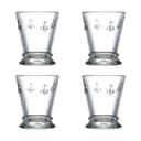La Rochère Vandglas Abeille Vandglas - 4 stk. i Klar, 1