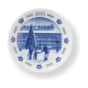 Royal Copenhagen Platter Samlerartikler Plakette 2025 i Blå, 1