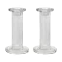 Stelton Kronelysestage Pilastro Lysestage - 2 stk. i Klar, 1