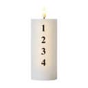 Sirius adventslys Sille Advent i Hvid/sort, 1