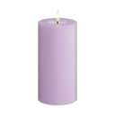 Deluxe Homeart LED-lys Real Flame LED Bloklys i Lavendel, 15 cm, 1