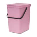 Brabantia Spande uden pedal Sort & Go Affaldsspand i Lilac Pink, 25 L, 1