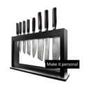 THE CUSTOM CHEF™ Knivblokke med knive Cuisine::pro® Damashiro® EMPEROR Cuisine::pro Damashiro EMPEROR Hisa Knivblok - 9 dele i Sort/klar, 1