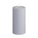 Deluxe Homeart LED-lys Real Flame LED Bloklys i Dust blue, 15 cm, 1