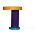 Hübsch Bordlamper Magic Bordlampe i Orange/Petrol/Lilla, 1