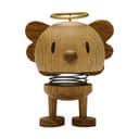 Hoptimist Julefigurer Woody Bumble - Engel i Egetræ, 7,3 cm, 1