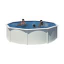 Swim & Fun Pools Basic Poolpakke - 8 dele i hvid, Kapacitet: 17.450 liter, 1