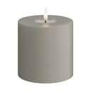 Deluxe Homeart LED-lys Real Flame LED Bloklys i Sand , 10 cm, 1