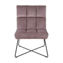 CASA Living Lænestole Alba Loungestol i Dusty rose, 1