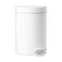 Zone Toiletspande Solo Pedalspand i Hvid, 1