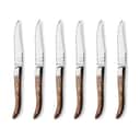 CASA Living Steakknive Ranch Steakkniv - 6 stk. i Mørkt træ, 1