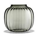 Holmegaard Vaser Primula Oval Vase i Smoke, 17,5 cm, 1