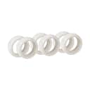 Broste Copenhagen Servietringe og -holdere NORDIC SAND Nordic Vanilla Servietring - 6 stk. i Cream w. grains, 1