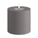 Deluxe Homeart LED-lys Real Flame LED Udendørs Bloklys i Grå, 10 cm, 1
