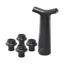 Sommelier by CASA Living Vinpumper Sommelier Vakuumpumpesæt - 4 stoppere i sort, 1