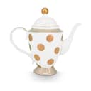 PIP Studio Tekander Dot Delight Tepotte i white- Gold, 1