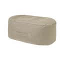 TRIMM Copenhagen Liggestole Oblong Puf i Taupe, 1