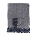 Creative Collection Plaider Herringbone Plaid i Blå, 1