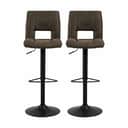 CASA Living Barstole Sylvia Barstol - 2 stk. i Mat sort, 1