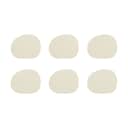 RAW by Aida Glasbrikker og coasters Buffalo Coaster - 6 stk. i Warm nude, 1