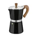 Cilio Stempelkander Cilio Kaffe Natura Espressomaker i Sort/sølv/natur, 6 kopper, 1
