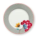 PIP Studio Frokosttallerkener Blooming Tales Frokosttallerken i Blå, 23 cm, 1