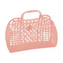 Sun Jellies Øvrigt interiør Retro Basket Small Retro Taske - Lille i Peach B 11 x L 31 cm x H 25,5 cm, 1