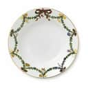 Royal Copenhagen Dybe tallerkener Stjerne Riflet Jul Dyb tallerken i Grøn/hvid/rød, 24,5 cm, 1