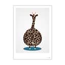 Poster&Frame Plakater Plakat - Giraf i B50 x L70 cm, 1