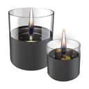 TenderFlame Fyrfadsstage Lilly Lily Bordlanterne - 2 stk. i Gun Metal, 1