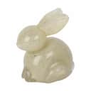 CASA Living Påskefigurer Glaskanin i Lysegul, 11 cm, 1