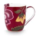 PIP Studio Krus og kopper med hank Blooming Tales Krus i Rød, 200 ml, 1