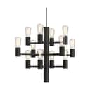Herstal Pendler Manola Mini Lysekrone i Sort, 44,8 cm, 1