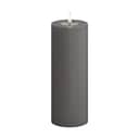 Deluxe Homeart LED-lys Real Flame LED Bloklys i Grå, 20 cm, 1