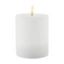 Sirius LED-lys Sille Genopladelig LED Bloklys i Hvid, H12,5 x Ø10 cm, 1