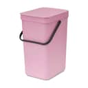 Brabantia Spande uden pedal Sort & Go Affaldsspand i Lilac Pink, 12, 1