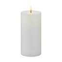 Sirius LED-lys Sille Genopladelig LED Bloklys i Hvid, H15 x Ø7,5 cm, 1