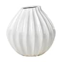 Broste Copenhagen Vaser Wide Vase i Hvid, H25 x Ø25, 1