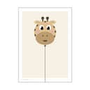 Poster&Frame Plakater Plakat - Balloon Giraf i B50 x L70 cm, 1