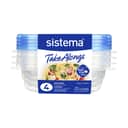 Sistema Madkasser Take Along Madkasse - 4 dele i Klar, 1